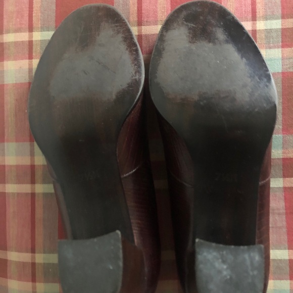 Enzo Angiolini leather lace-up chunky heal - Picture 8 of 8